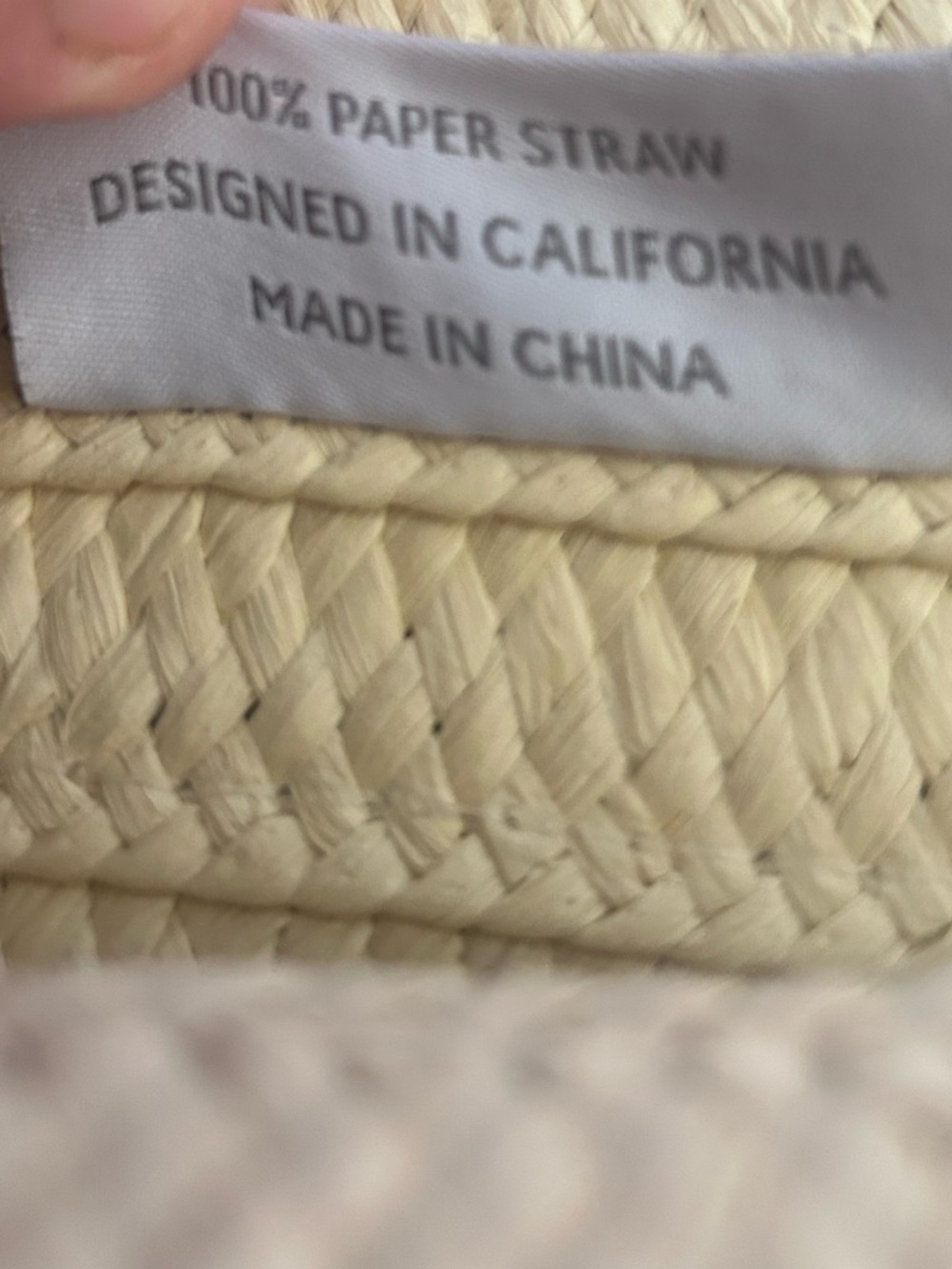 Altru Woven Paper Straw Tote Bag - Summer/Beach Ready - Excellent Condition - Picture 9 of 10